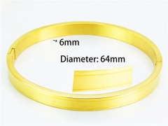 Stainless Steel 316L Bangle (Popular)-HY42B0058OLC