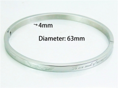 Stainless Steel 316L Bangle (Popular)-HY42B0089ML