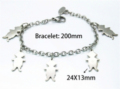 HY Wholesale Stainless Steel 316L Bracelets (Steel Color)-HY81B0179OW