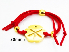 HY Wholesale Stainless Steel 316L Bracelets (18K-Gold Color)-HY81B0632PA