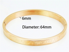 Stainless Steel 316L Bangle (Popular)-HY42B0026HTA