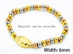 HY Wholesale Rosary Bracelets Stainless Steel 316L-HY76B0397MLW