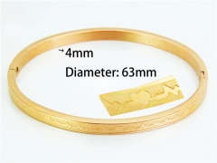 Stainless Steel 316L Bangle (Popular)-HY42B0096HTA