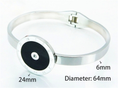 Stainless Steel 316L Bangle (Popular)-HY81B0198HMS