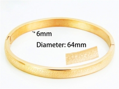 Stainless Steel 316L Bangle (Popular)-HY42B0074HCA