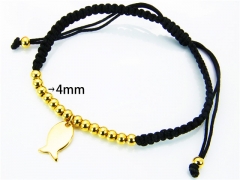 HY Wholesale Stainless Steel 316L Bracelets (18K-Gold Color)-HY81B0058H10