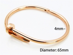 Stainless Steel 316L Bangle (Popular)-HY81B0077HIZ