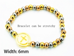 HY Wholesale Rosary Bracelets Stainless Steel 316L-HY76B0398MLE