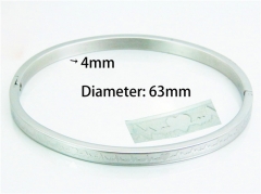 Stainless Steel 316L Bangle (Popular)-HY42B0098ML