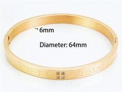 Stainless Steel 316L Bangle (Popular)-HY42B0035HKL