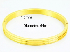 Stainless Steel 316L Bangle (Popular)-HY42B0037HJR