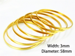 HY Jewelry Wholesale Stainless Steel 316L Bangle (Merger)-HY58B0138HIL