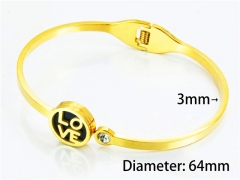 Stainless Steel 316L Bangle (Popular)-HY59B0853HIQ