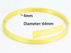 Stainless Steel 316L Bangle (Popular)-HY42B0081OL