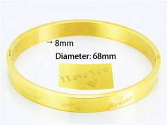 Stainless Steel 316L Bangle (Popular)-HY42B0013OL