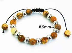 HY Wholesale Rosary Bracelets Stainless Steel 316L-HY76B1390MR