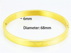 Stainless Steel 316L Bangle (Popular)-HY42B0025OL