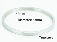 Stainless Steel 316L Bangle (Popular)-HY42B0093ML