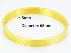 Stainless Steel 316L Bangle (Popular)-HY42B0016OL