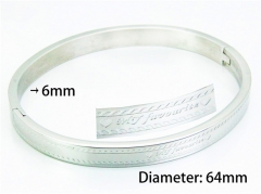 Stainless Steel 316L Bangle (Popular)-HY42B0042ML