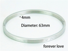 Stainless Steel 316L Bangle (Popular)-HY42B0099ML