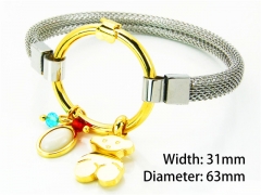 HY Wholesale Bangle (Steel Wire)-HY64B0696ILE