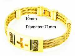 HY Wholesale Bangle (Steel Wire)-HY08B0171HMB