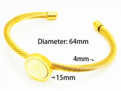 HY Wholesale Bangle (Steel Wire)-HY64B1237HIQ