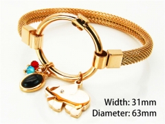 HY Wholesale Bangle (Steel Wire)-HY64B0683INX