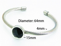 HY Wholesale Bangle (Steel Wire)-HY64B1236HFF