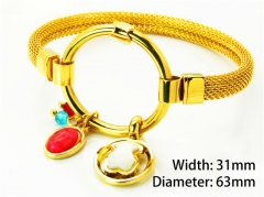 HY Wholesale Bangle (Steel Wire)-HY64B0692INX