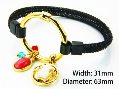 HY Wholesale Bangle (Steel Wire)-HY64B0693INC