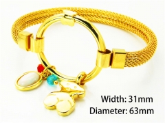 HY Wholesale Bangle (Steel Wire)-HY64B0697INE