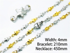 HY Wholesale Necklaces Bracelets Sets (Two Tone)-HY39S0663MLS