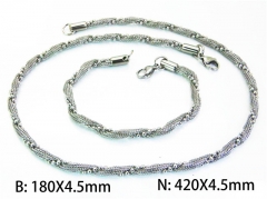 HY64S0936HOSHY Wholesale Necklaces Bracelets (Steel Color)-