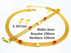 HY Wholesale Necklaces Bracelets Sets-HY64S0678KOX