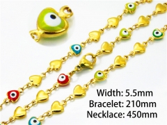 HY Jewelry Necklaces and Bracelets Sets-HY39S0681PY