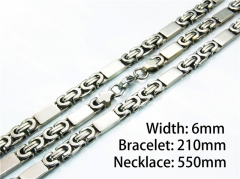 HY08S0115IGGHY Wholesale Necklaces Bracelets (Steel Color)-