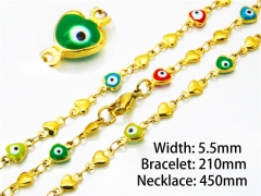 HY Jewelry Necklaces and Bracelets Sets-HY39S0679PF