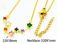 HY Wholesale Popular CZ Necklaces (Constellation)-HY54N0665MLB