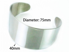 HY Stainless Steel 316L Bangle (Popular)-HY64B1284HOW