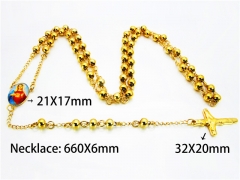 HY Stainless Steel 316L Necklaces (Religion Style)-HY76N0250HIQ