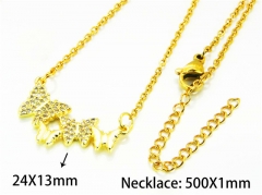 HY Wholesale Popular CZ Necklaces (Animal Style)-HY54N0596OE