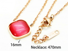 HY Stainless Steel 316L Necklaces (Gemstone)-HY93N0207OL