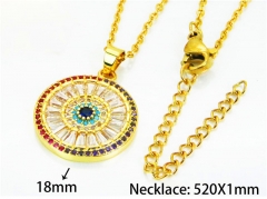 HY Wholesale Popular CZ Necklaces (Crystal)-HY54N0657HHS