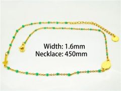 HY Stainless Steel 316L Necklaces (Religion Style)-HY76N0363ND