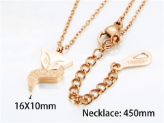 HY Stainless Steel 316L Necklaces (Animal Style)-HY76N0468OF