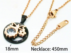 HY Stainless Steel 316L Necklaces (Crystal)-HY76N0492K5V