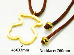 HY Stainless Steel 316L Necklaces (Animal Style)-HY90N0006PE