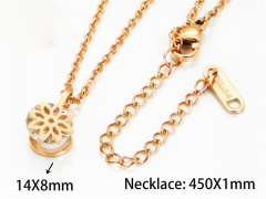 HY Stainless Steel 316L Necklaces (Crystal)-HY76N0403KV